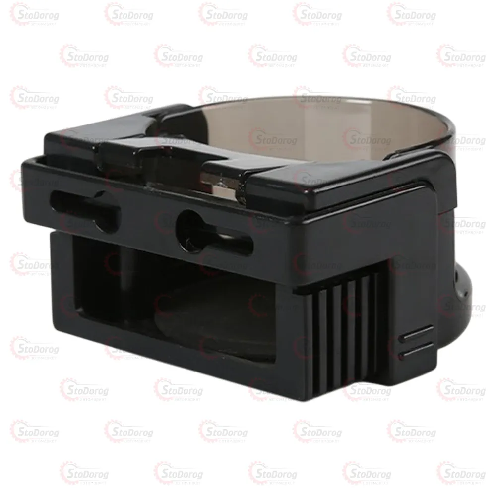 Підстаканник MT1613 У дефлектор з гачком, Чорний  - фото 1