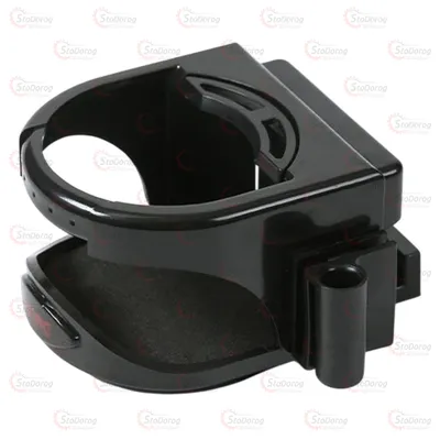 Підстаканник MT1608 У дефлектор з гачком, Чорний