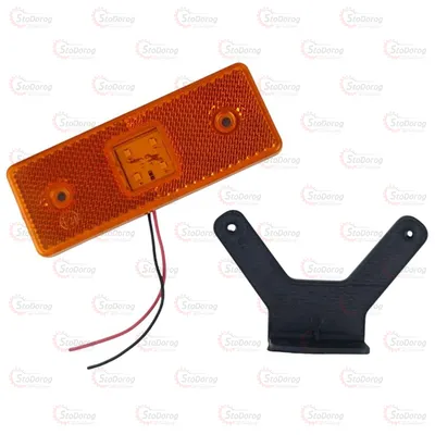Габарит - Желтый 110х42мм 24V Led 4+ Пластиковый Кранштейн MPT-50 63570 2
