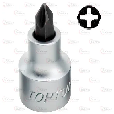 Головка З Насадкою PH2  37мм 1/4  TOPTUL BCAA08P2