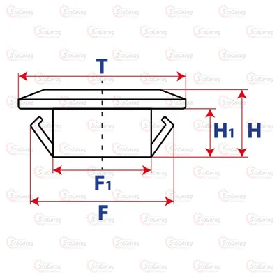Заглушка автомобільна 13серія 13347 13347 2