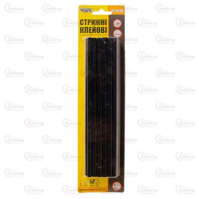 Стрижні клейові 7.2x200mm MasterTool 42-0158