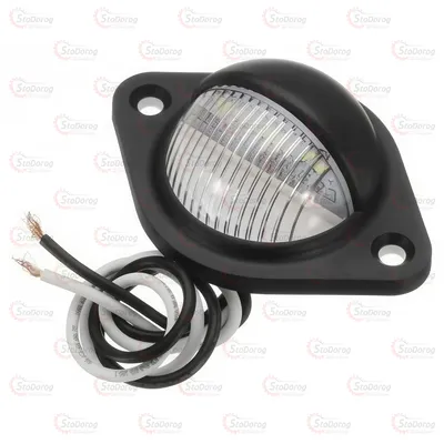 Підсвічування Номера 12-24V 3 LED Чорний 1шт PZD-0006 (46x64x24mm)