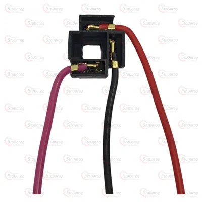 Роз'єм автолампи H4 кутовий пластик 2