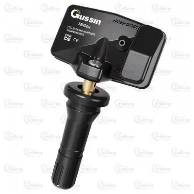 Датчик тиску в шинах Gussin TPMS програмованний гумовий 433/315 МГц