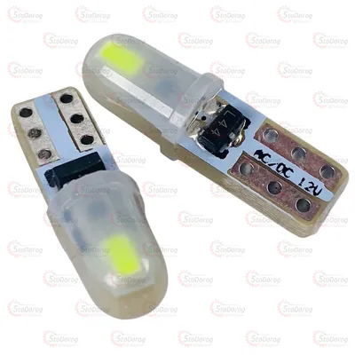 Світлодіод LED W1,2W T5 12V Насіння Зелений 3-діода 2