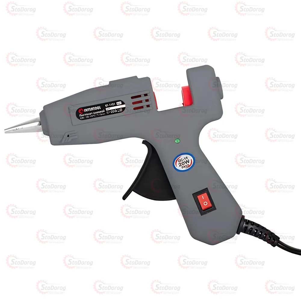 Пістолет клейовий 7-7,5 Intertool RT-1101 