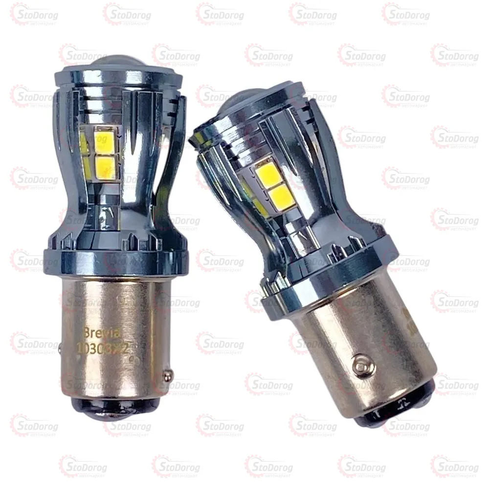 Світлодіод LED P21/5W 12V 2шт CANbus 10303 Brevia 