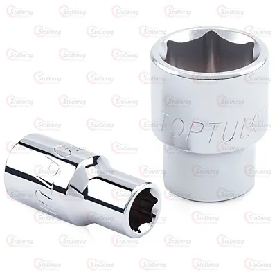 Головка шестигранна 1/4 13mm TOPTUL BAEA0813