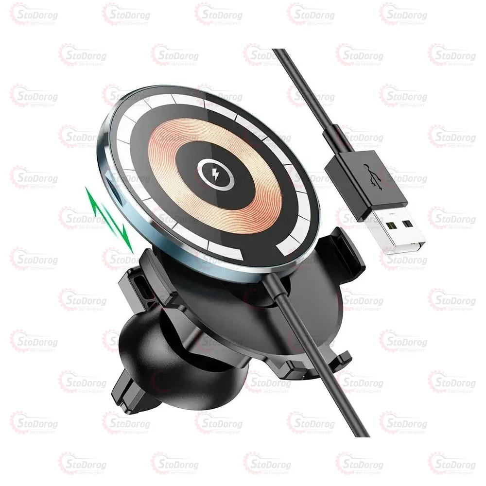 Автотримач Телефону HOCO CW42 З бездротовою зарядкою MagSafe 5-15W  - фото 3