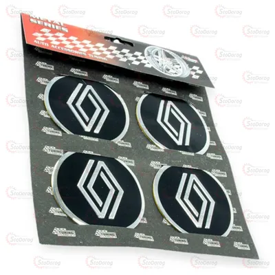 Наклейка d60 4шт на ковпаки RENAULT NEW