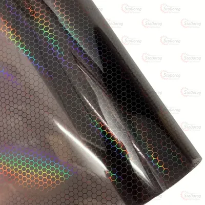 Плівка Антигравійна СОТИ Чорна Хамелеон 1м х 30см 130мікрон