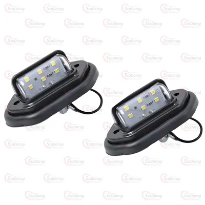 Підсвічування Номера 12/24V 6Led 44x76x32mm