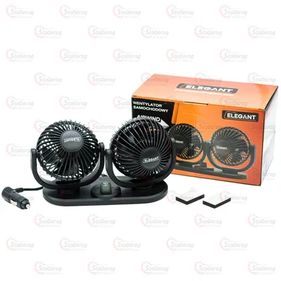 Вентилятор 12V 4x2-Дюймів Elegant 101 552