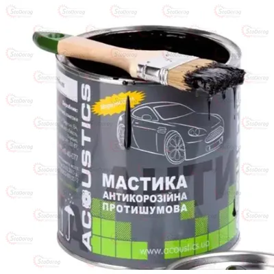 Мастика 2кг бітумно-каучукова ACOUSTICS