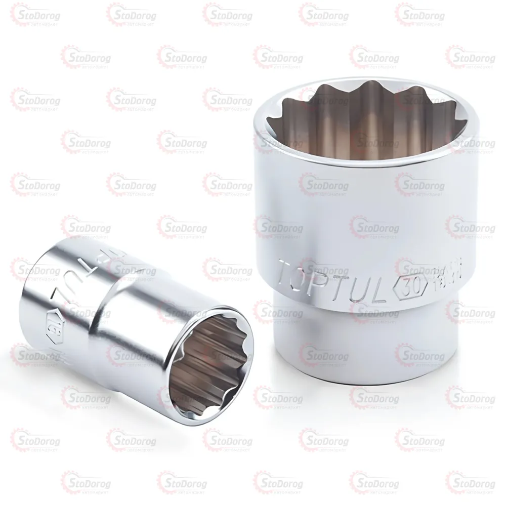 Головка 12-гранна 1/2 11mm коротка TOPTUL BAEB1611 