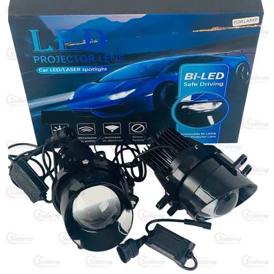 Лінза Додаткова Bi-LED 90мм 65W 9-24V 6000K