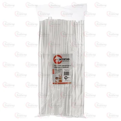 Стрижні клейові 11.2x300mm 1шт Intertool RT-1026