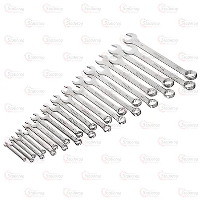 Набір ключів ріжково накидних 6-32мм CrV 25шт Intertool HT-1205 2