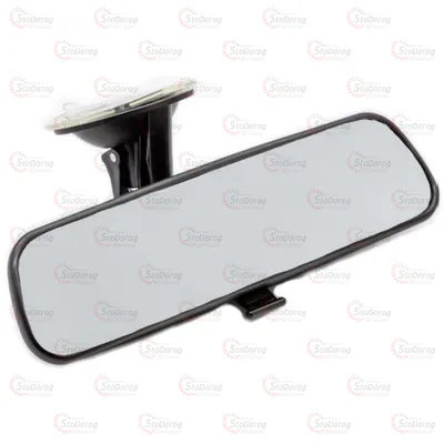 Дзеркало салонне на присосці 210mm Elegant Силікон Присоска, Регулювання Скла 2