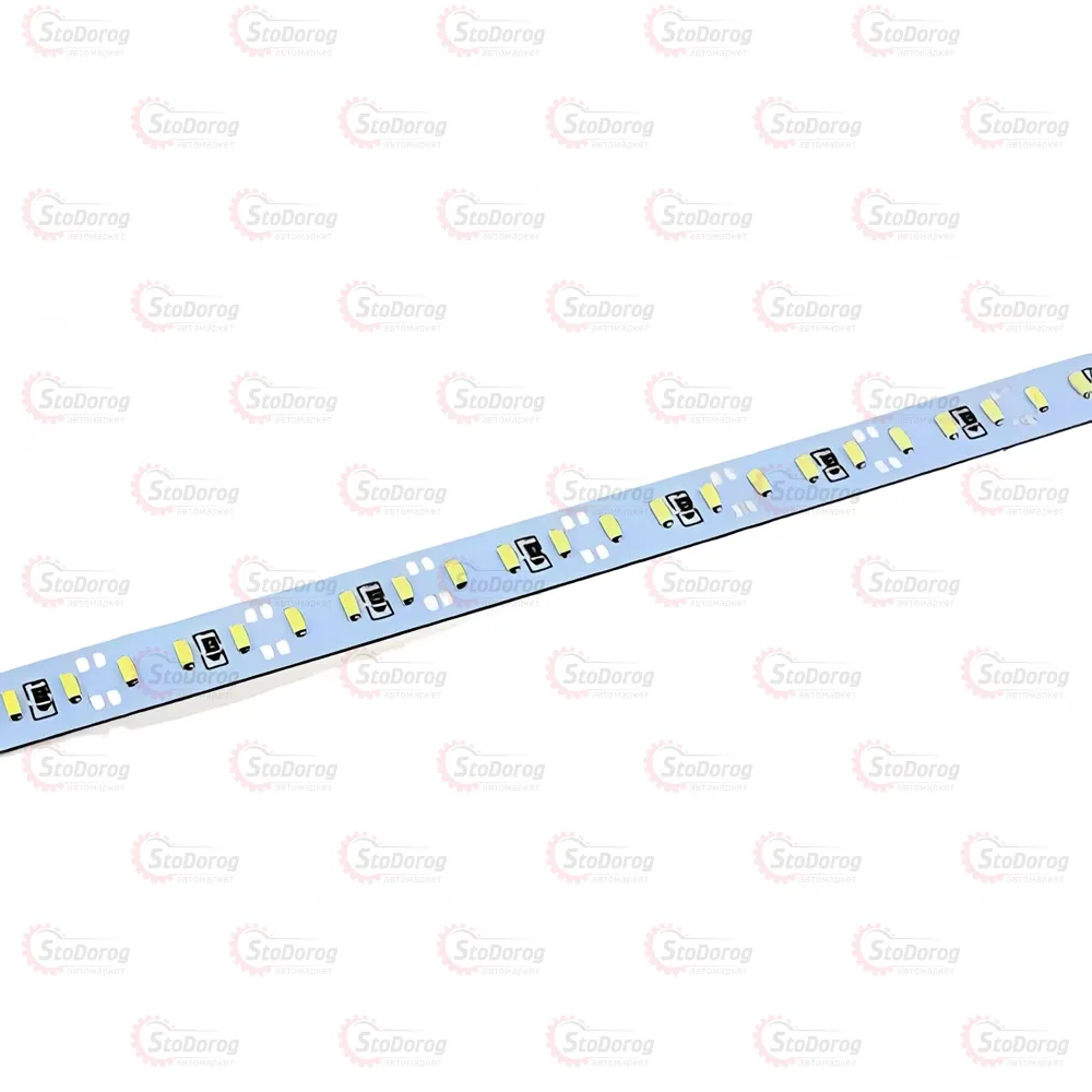 Стрічка діодна 12v 50см біла (4014) 72LED Ефект суцільної стрічки 