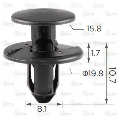 Кліпса GM Chevrolet Opel 11612035 2084034 2