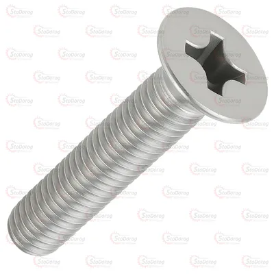 Гвинт DIN965 М2х16 EU пот/гл цб PH 17363