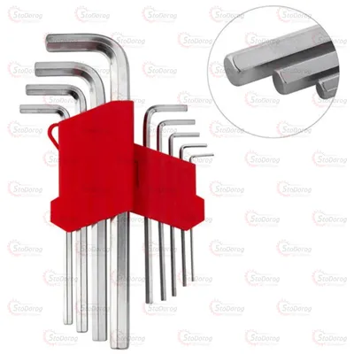 Набір шестигранн 1,5-10mm Intertool HT-0602