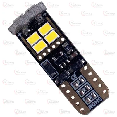 Світлодіод LED W5W T10 12V -24V 10-SMD Canbus 2