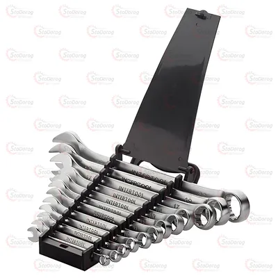 Набір ключів ріжково накидних 6-22мм CrV 12шт Intertool HT-1203 2