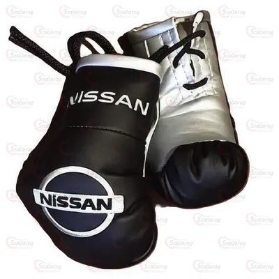 Перчатки Бокс На Дзеркало NISSAN Чорні