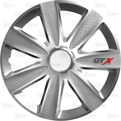 Ковпаки 13 Elegant GTX Carbon Silver 111524 286045