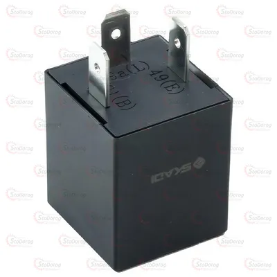 Реле 12V поворотів 3 к 2108 Н/З (МАЛ) 495.3747 SKADI 2