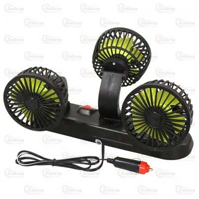 Вентилятор 12V d6 Потрійний  на Стійці Lavita Steel Power 2