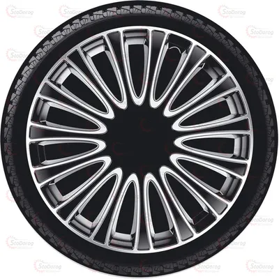 Ковпаки 14 ARGO LEMANS SILVER BLACK 6862