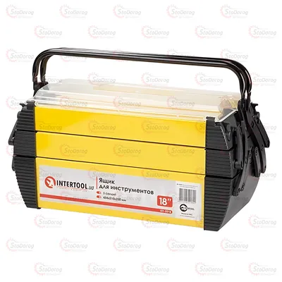 Ящик під інструмент 18 INTERTOOL 454х210х230мм BX-5018