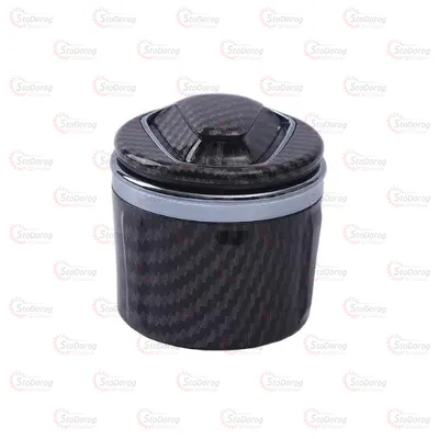 Попільничка З Підсвічуванням Car Ashtray Carbon X3 8*8*6,5см 67793