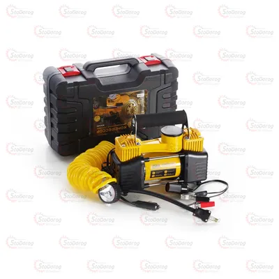 Компресор СИЛА 900410 12v 360Вт 10атм 85л 5м два цилінди 2