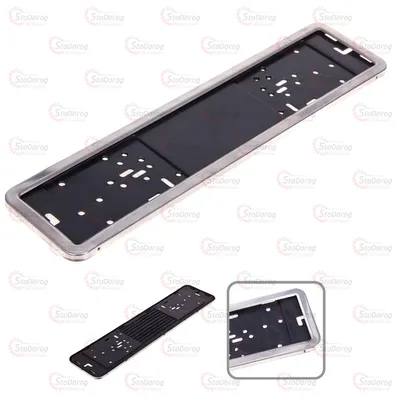 Рамка Номера Нерж Сталь Vitol PH-60050 2