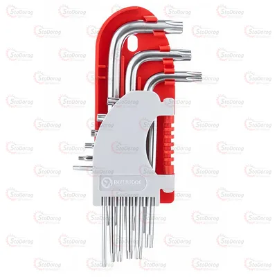Набір ключів Г-подібних T10-T50 TORX Storm Intertool HT-1821 2