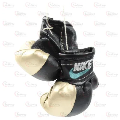 Перчатки Бокс На Дзеркало Малі Чорно/Золото Adidas Nike