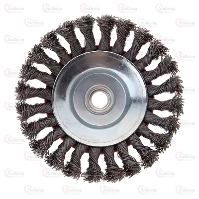 Щітка конусна 125мм із плет. дроту (M14) Intertool BT-4125