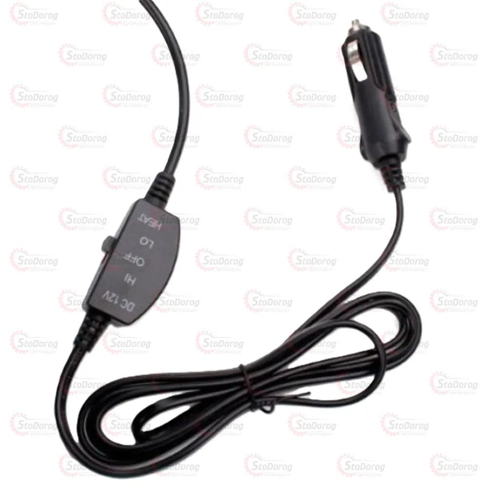 Накидка Сидінь З Підігрівом Чорна 12V 35/45W 127*48см EL 100 603  - фото 2