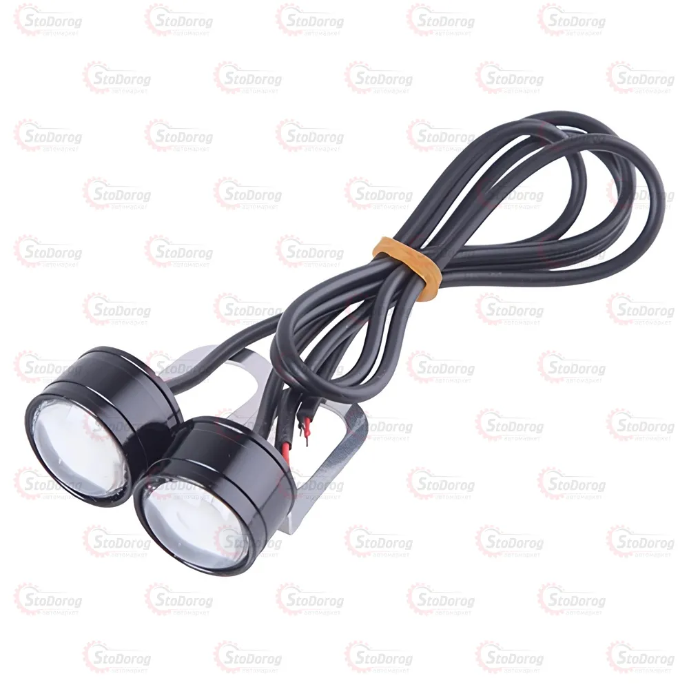 Болти  номера 2шт 5630-3SMD 12V чорні Yelow 