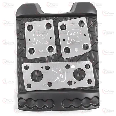 Накладки на педалі тюнінг Silver (МТ)