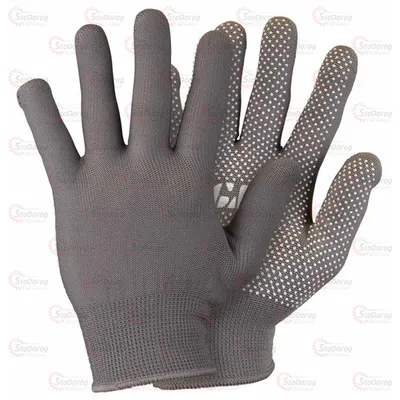 Перчатки Sigma з мікроточкою сірі