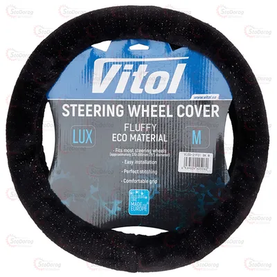 Чехол на Руль M VITOL VLOD-21F01 BK Мех