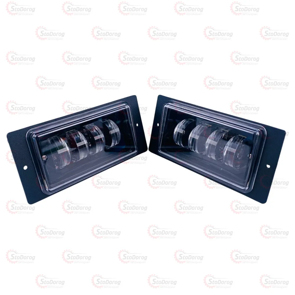 Фари додаткові LED 2110-15 2шт (4 Лінзи)  - фото 4