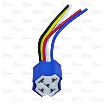 Роз'єм реле 5 контактний з проводами (керамічний)