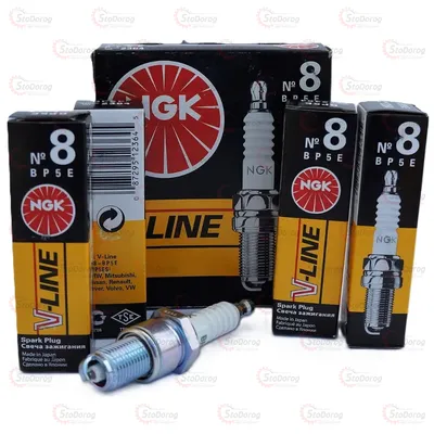 Свічки NGK №8 Волга 405Дв Довга Різьба BP5E 2364